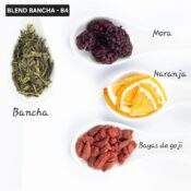 Blend linea importada - B4 - Te BANCHA, Mora, bayas de goji, Naranja
