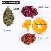 Blend linea importada - B8 - Te BANCHA, Mandarina, rosas, bayas de goji