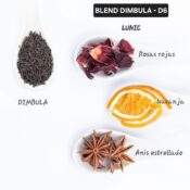 Blend linea importada - D6 - Te DIMBULA, Hibiscus, Naranja, Anis estrellado