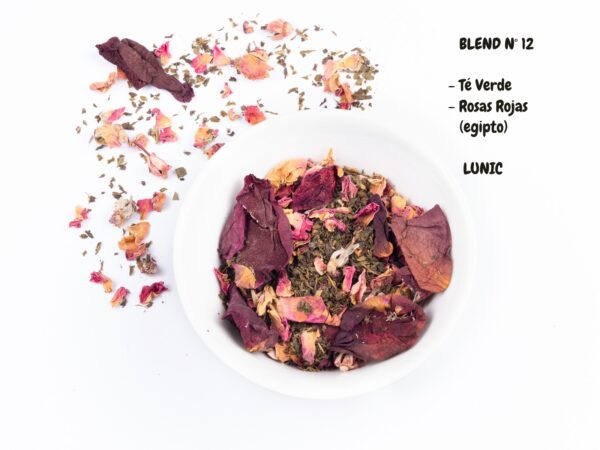 Blend Nº 12 - Té verde y pétalos de rosa