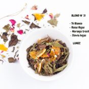 Blend Nº 31 - Te blanco, rosas, naranja y stevia