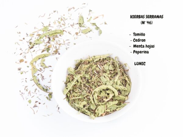 Blend Nº 46 - HIERBAS SERRANAS ( tomillo, cedron, menta, peperina )