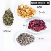 Blend linea importada - S3 - Te SENCHA, jazmin, rosas rojas, lavanda (FLORAL RELAJANTE)