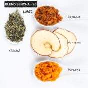 Blend linea importada - S6 - Te SENCHA, durazno, manzana, damasco (FRUTADO)