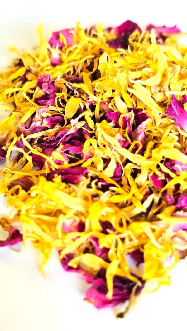 Flores secas mixtas premium - CD 7 (Rosa y calendula) - Image 2