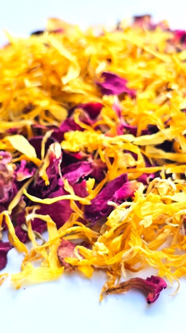 Flores secas mixtas premium - CD 7 (Rosa y calendula) - Image 6