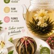 CAPULLOS DE TE (BLOOMING TEA) – Lirio y Jazmin