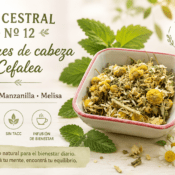 Ancestral N° 12 - DOLORES DE CABEZA - CEFALEA (Menta, Manzanilla, Melisa)
