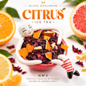 BLEND EXCLUSIVO - ICE TEA - IC Nº 3 - CITRUS (hibiscus, cascaras naranja, mandarina, pomelo, limón)