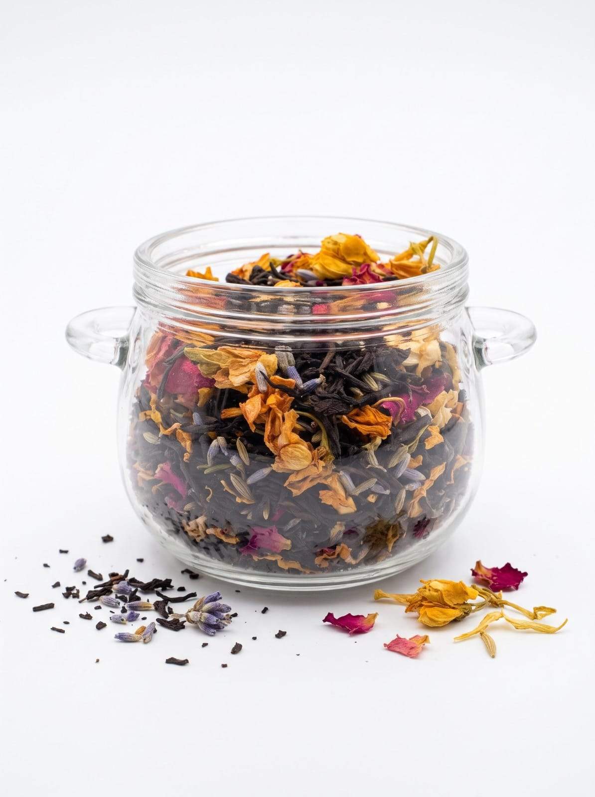 BLEND N° 15 - EMBRUJO - (TÉ NEGRO, ROSAS, LAVANDA Y JAZMÍN FLOR) - Imagen 2