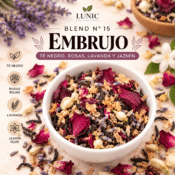 BLEND N° 15 - EMBRUJO - (TÉ NEGRO, ROSAS, LAVANDA Y JAZMÍN FLOR)