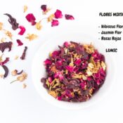 Flores secas mixtas premium - CD 5 (hibiscus, jazmin, rosas)