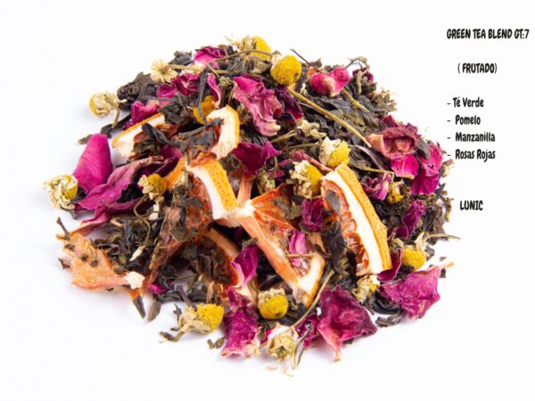 GREEN TEA (BLEND de te verde) - GT7 Te Verde , Pomelo , Manzanilla ,rosas ( FRUTADO)
