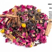 GREEN TEA (BLEND de te verde) - GT9 Te Verde , Manzanilla , Canela , Rosas Rojas  (RELAJANTE )