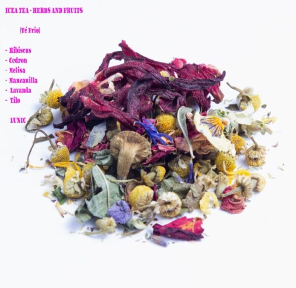 BLEND EXCLUSIVO - ICE TEA - IC Nº 2 - HERBS AND FRUITS  (hibiscus, cedron, melisa, manzanilla, lavanda, tilo)