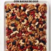 Mix de Frutos Secos Seleccionado C/ Maní (bayas de goji, nueces, almendras, castaña, avellanas, pasas y mani)