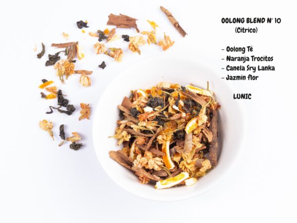 BLEND OOLONG (Te azul) - OL10 (Citrico) OOLONG, NARANJA, CANELA, JAZMIN