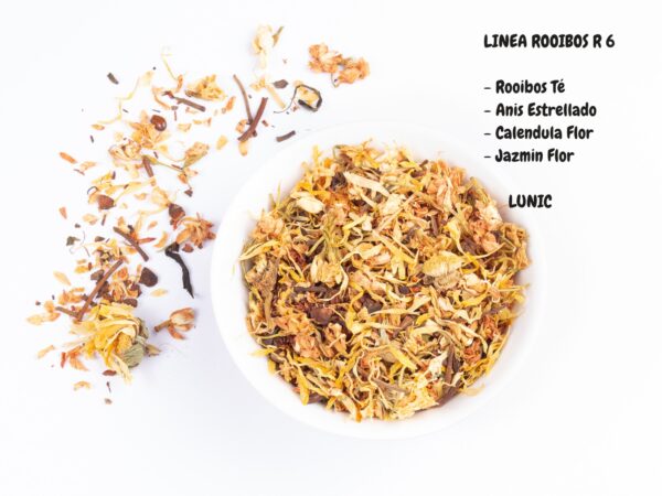 TE ROOIBOS BLENDS (R06) - ROOIBOS, ANIS ESTRELLADO, CALENDULA Y JAZMIN