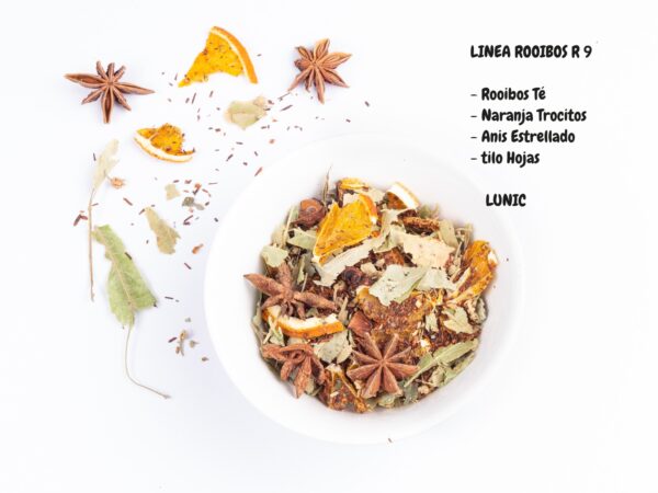 TE ROOIBOS BLENDS (R09) - ROOIBOS, NARANJA, ANIS ESTRELLADO Y TILO