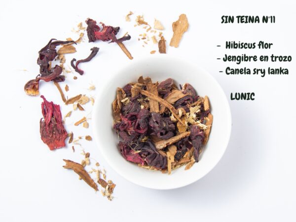 SIN TEINA Nº 11 - HIBISCUS , JENGIBRE Y CANELA RAMA