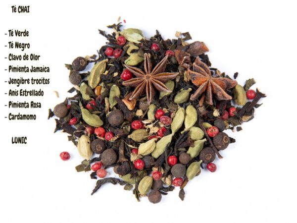 Blend N° 25 - TE CHAI (Te verde, te negro, clavo, jamaica, jengibre, anis estrellado) - Image 2