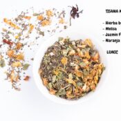 Tisana Nº 1-Topping para mate (Hierba buena , Melisa , Jazmin , Naranja hojas)
