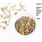Tisana Nº 10-Topping para mate (Pasionaria, Melisa, Manzanilla, Valeriana, Menta, Anis en grano)
