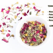 Tisana Nº 3-Topping para mate (Manzanilla , Poleo , Menta ,Petalos de Rosas )