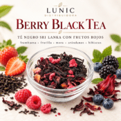 BERRY BLACK TEA - TÉ NEGRO SRI LANKA CON FRUTOS ROJOS - (FRAMBUESA, FRUTILLA, MORA, ARÁNDANOS Y HIBISCUS)