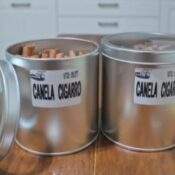 Canela cigarrillo 10 cm (Stick) 250 gr en lata