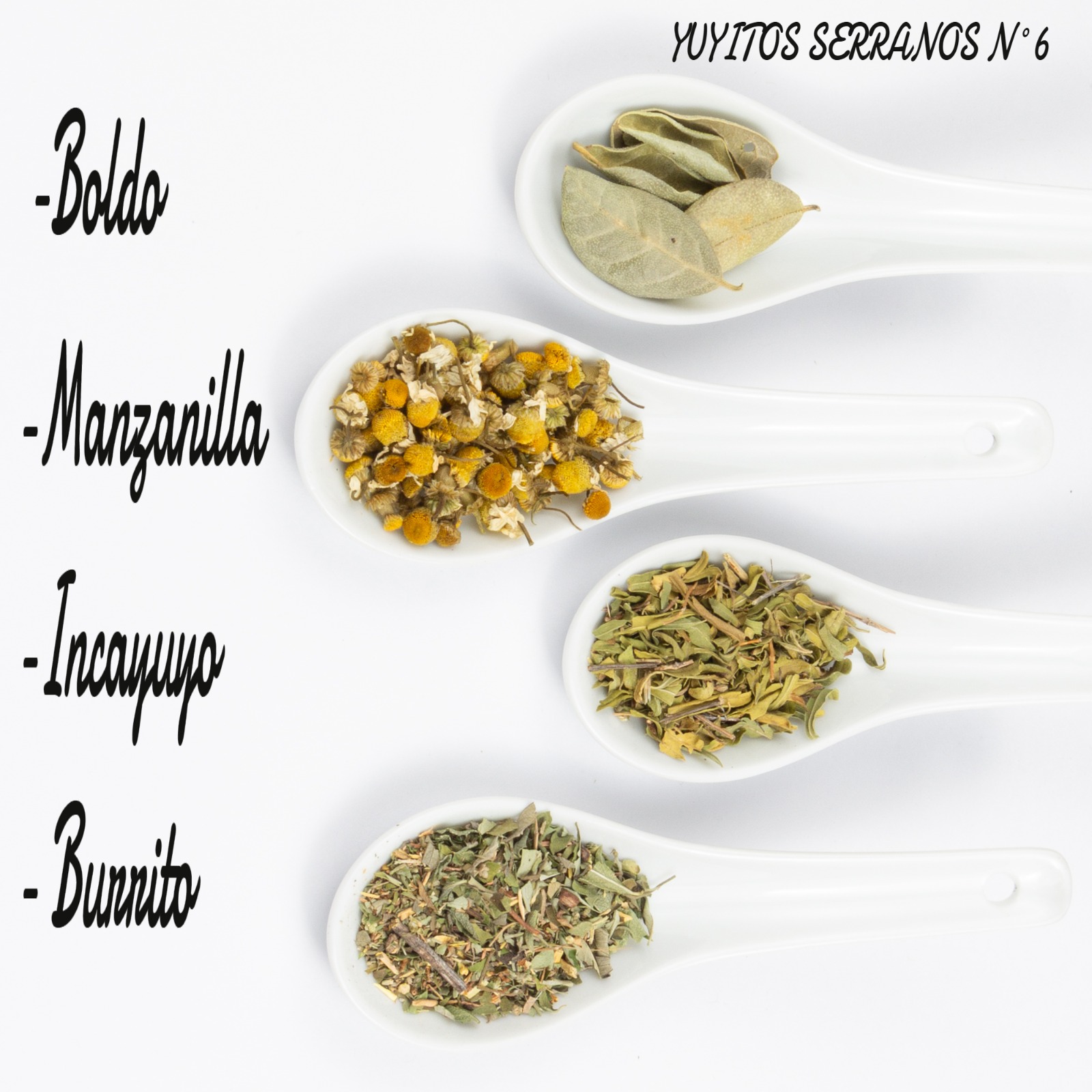 YUYITOS SERRANOS - YL Nº6 - (Incayuyo, Manzanilla, boldo, burrito)