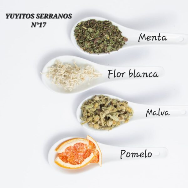YUYITOS SERRANOS - YL Nº 17 (Menta, Malva, Flor Blanca, Pomelo)